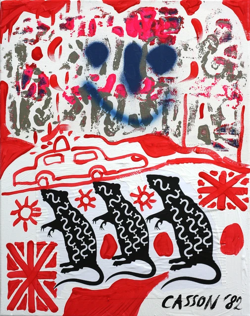 BANKSY ? BANK-SI, Maître de Casson, Casson, Original Gemälde EUR 86,00 ...