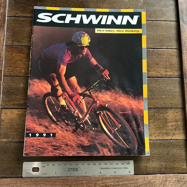 VINTAGE 1991 SCHWINN Bicycle Brochure Catalog WATER MTB Bike 594 Sierra