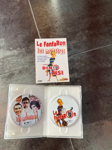 Coffret 2 dvd  " Le fanfaron / Les montres " Ugo Tognazzi / Vittorio Gassman