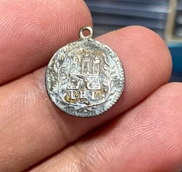 1750 German State Coin pendant