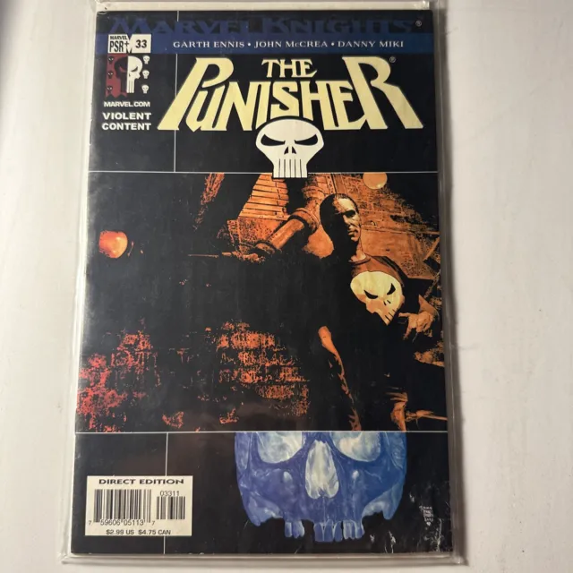 The Punisher Marvel Knights Issue 33 Marvel Comic Book
