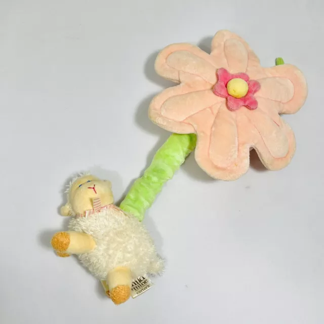 Child Of Mine Musical Crib Pull Pink Flower Lights Lamb Twinkle Little Star