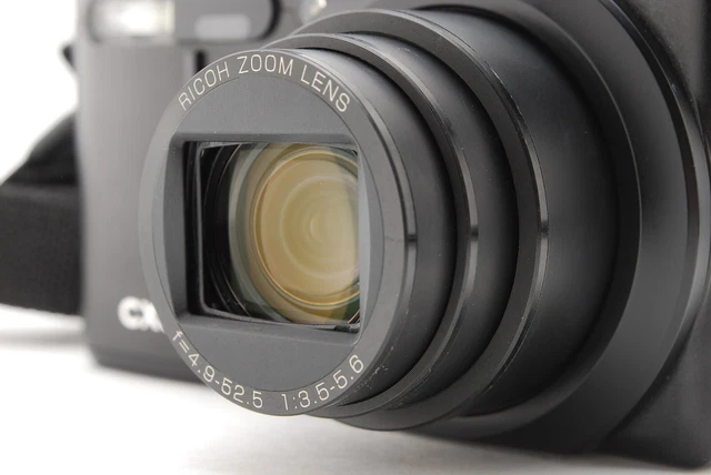 Near Mint Ricoh CX5 10MP Compact Digital Camera Black Body from Japan 3