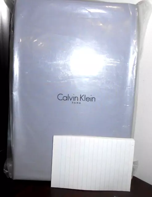 New CALVIN KLEIN BAMBOO FLOWERS Solid Hyacinth CAL California KING Fitted Sheet