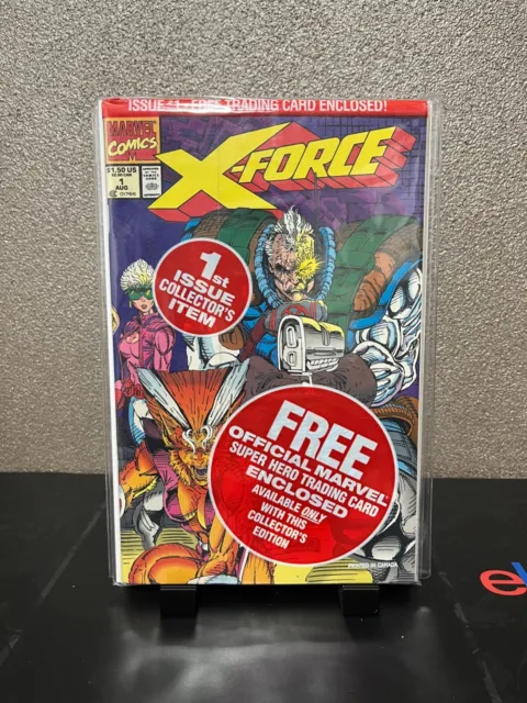 X-Force, Vol.1 - Pulido Bagged Con Deadpool Trading Cartas-1991