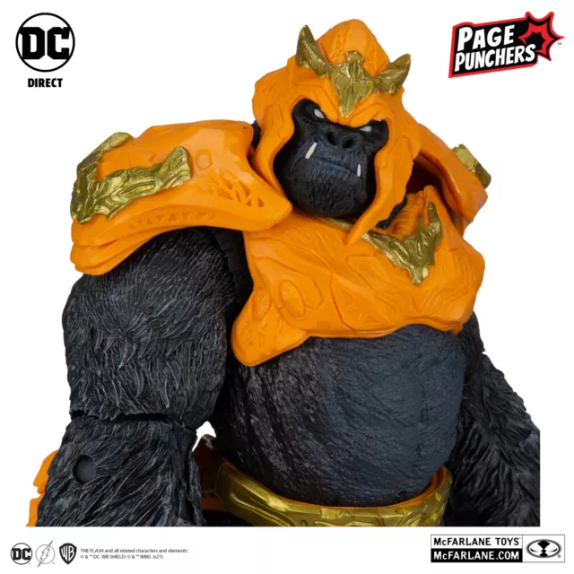 McFarlane Toys DC Page Punchers 7" Gorilla Grodd Flash Comic 15991 New & Sealed 2