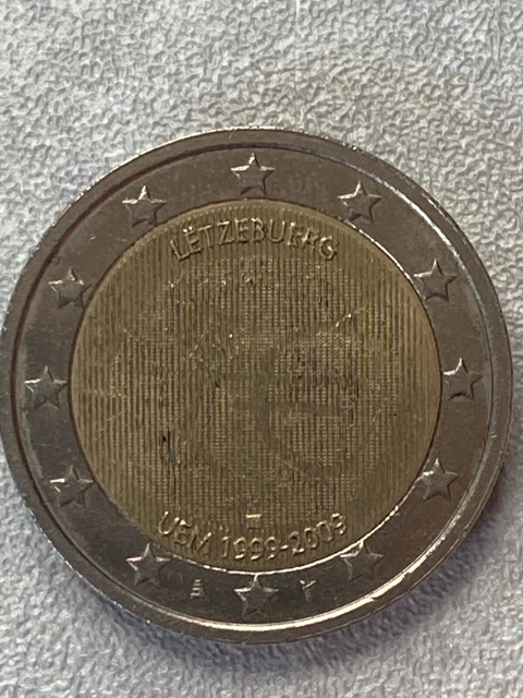 2 Euro Munze Letzebuerg 1999 Bis 2009 Fehlpragung