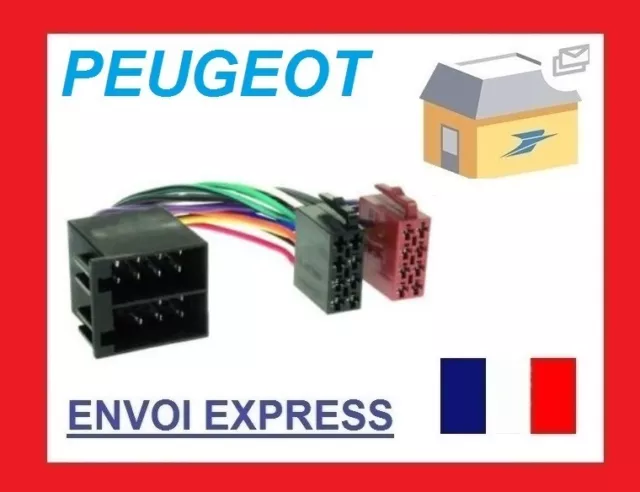 Peugeot 307 2001 - 2005 Car Stereo Radio ISO Harness Wiring Cable Lead