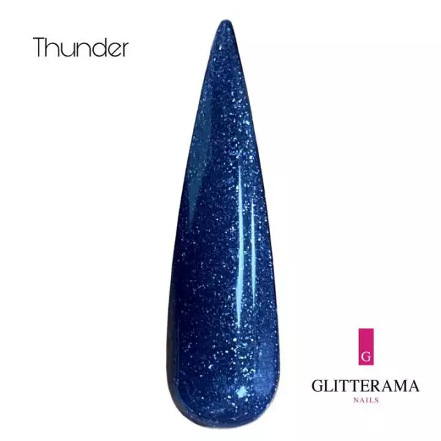 THUNDER Coloured Acrylic glitter powder Glitterama nails christmas tinsel jingle