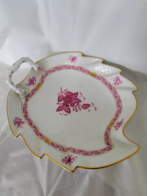 Herend Porcelain Leaf Serving Dish