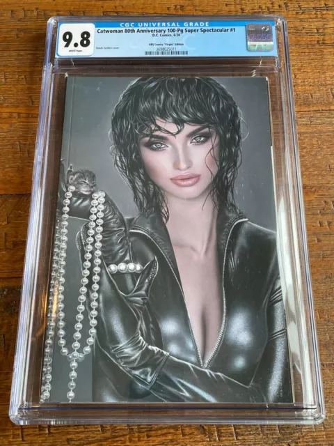 CATWOMAN 80th ANNIVERSARY 1 CGC 9.8 NATALI SANDERS MAGAZINE VIRGIN VARIANT-B