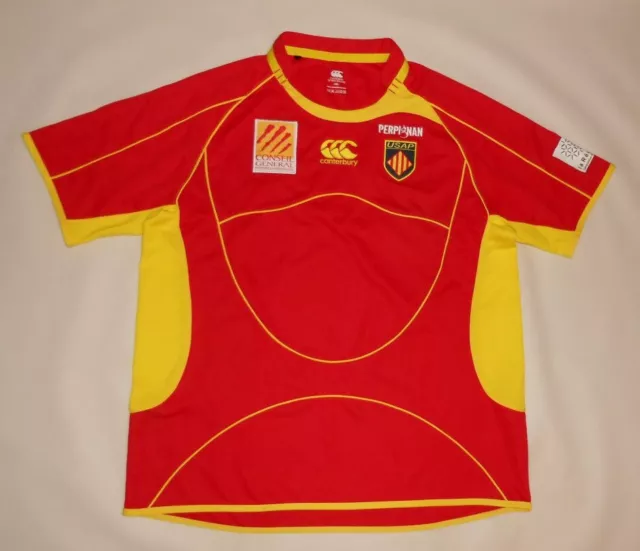 NEW RUGBY SHIRT CANTERBURY USAP PERPIGNAN (3XL) Jersey Trikot Maillot Maglia