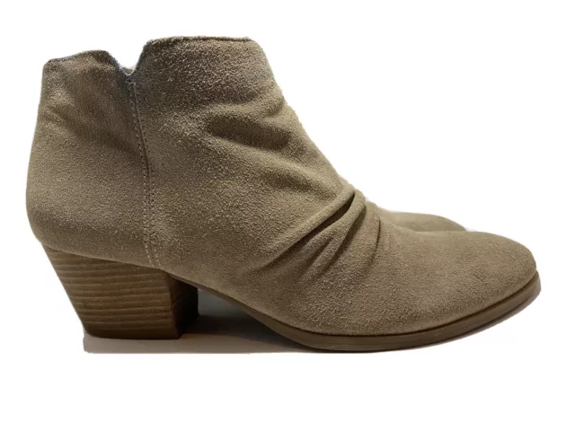 Franco Sarto Gravel Suede Leather Ankle Boot Bootie Women's Size 6M