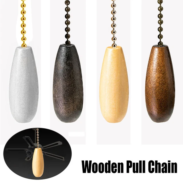 CEILING FAN CHAIN Pulls Wooden Pull Chain Extension Pull Chain for