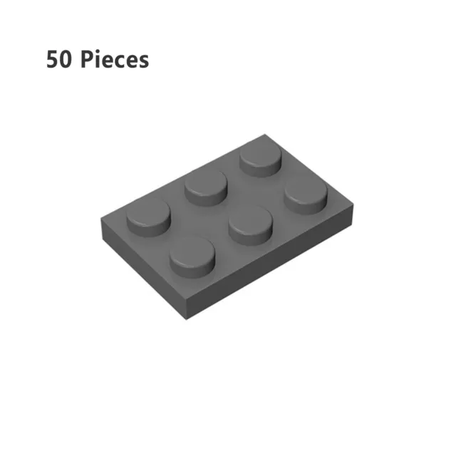 3021 Plate 2X3 dunkelgrau Bausteine steine teile100% compatible