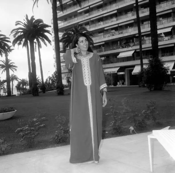 GREEK ACTRESS IRENE Papas at the Cannes Film Festival in May 1969 Old ...