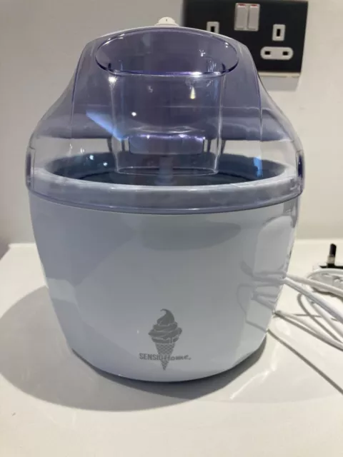 Sensio home ice cream maker manual best sale