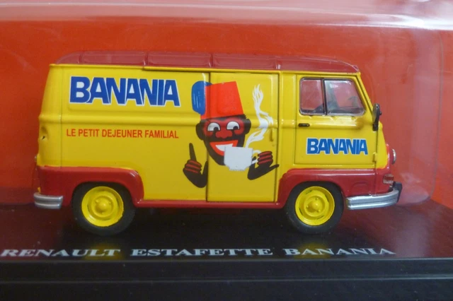 Véhicule miniature Hachette Collection Renault Estafette Publicité BANANIA