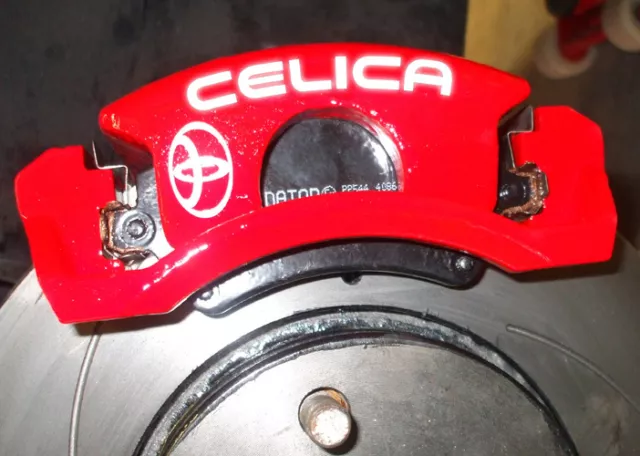 TOYOTA Celica Brake Caliper Calliper Decals Stickers - ALL OPTIONS