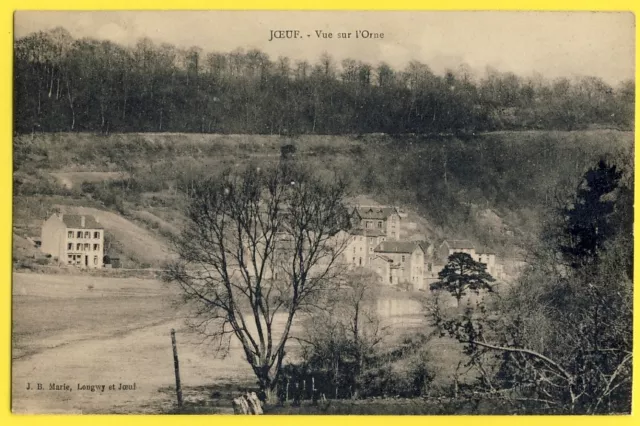 cpa RARE Lorraine 54 - JOEUF (Meurthe et Moselle) Vue sur l'Orne Ed. JB MARIE