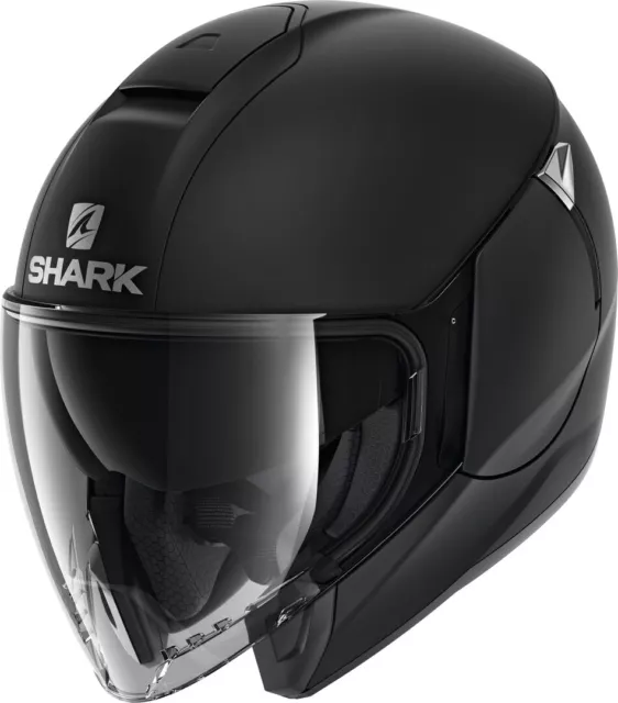 SHARK Citycruiser Jet Helmet Black Matte Sz L Kma