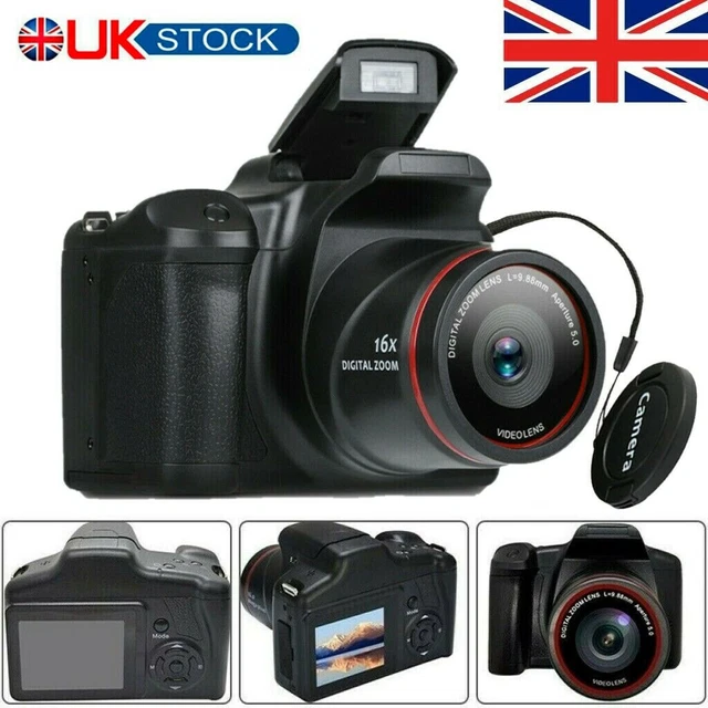 Digital Camera Vlogging Video Camera SLR Camera 2.4 Inch 16x Zoom 1080P Ultra HD