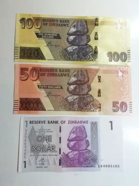 Banknoten Zimbabwe, 151 Dollars, Harare 2007, 2020, unc.
