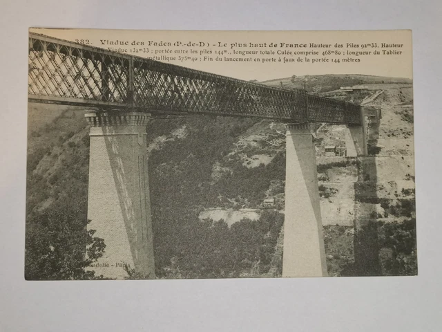 CPA 63 Viaduc des Fades - the highest in France