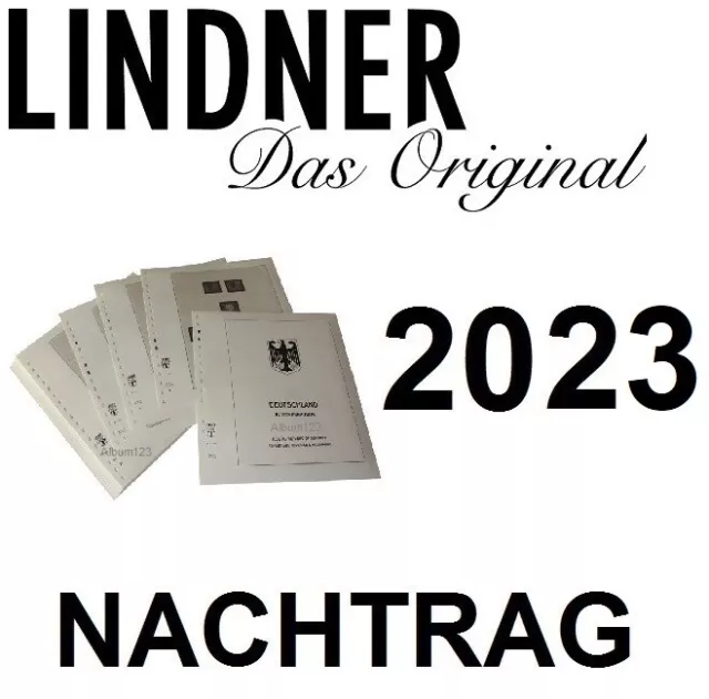 LINDNER NACHTRAG 2023 BRD Deutschland Nachträge Bund Bundesrepublik Vordruck NEU