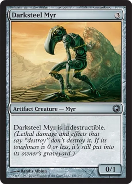 Darksteel Myr ~ Scars of Mirrodin [ Excellent ] [ Magic MTG ]