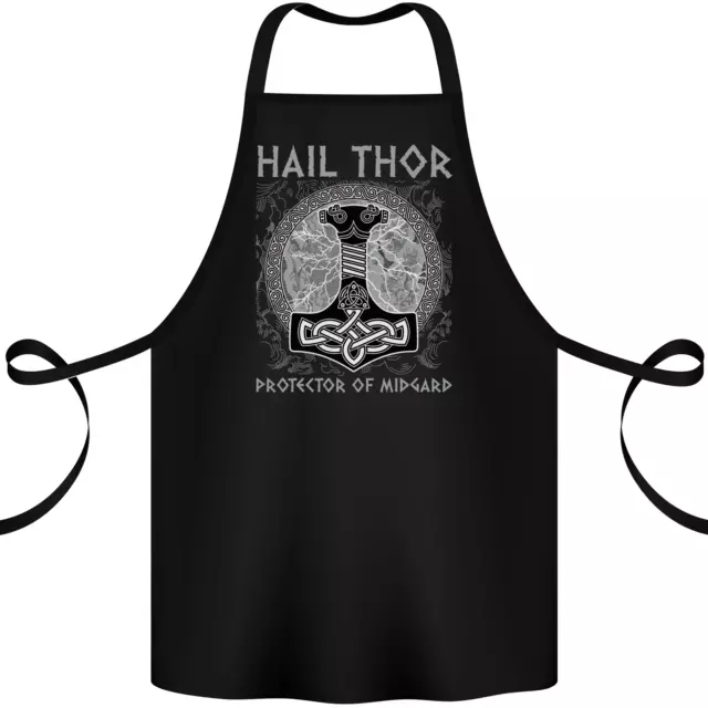 Hail Thor Protecteur De Midgard Viking Odin Tablier Coton 100% Biologique