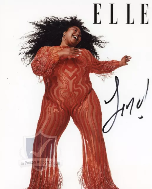 LIZZO Signed 10x8 Photo OnlineCOA AFTAL