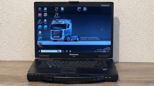 Scania Diagnostic strapazierfähiger TOUGHBOOK CF 52, SSD, 2.55.1 nur Laptop