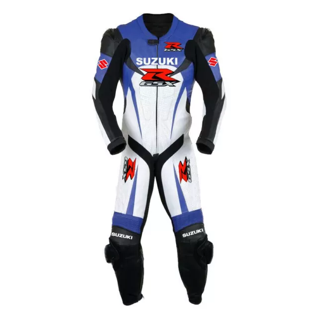 New Suzuki Gsxr 1 & 2 Piece Motorcycle Motorbike Racing Sports Bike Leather Suit