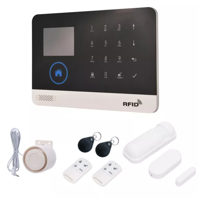 433MHz Wireless WIFI + GSM Auto-dial Alarm Security System for Home Burglar P1I8