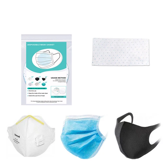 200 Disposable Mouth Mask Pad PM2.5 Filter Protection Pad Comfortable Breathable