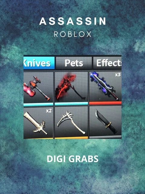 ROBLOX ASSASSIN KNIVES 8 91 PicClick UK Roblox Assassin Knives.webp