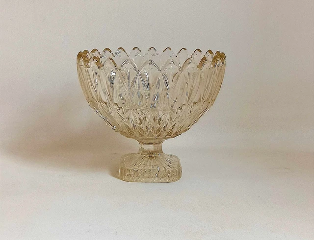 Grande Coupe à Fruits En Bois Sculpté - Forme Coquillage, Vintage