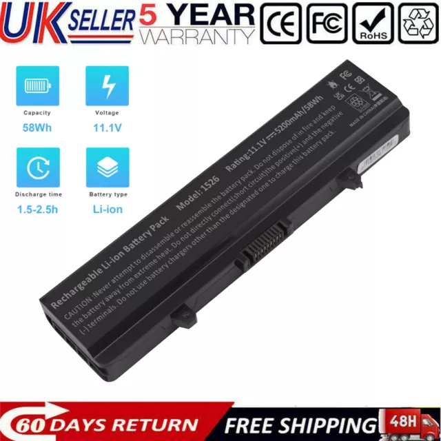 New Brand Laptop Battery For Dell Inspiron 1525 1526 1440 1545 1546 1750 GW240