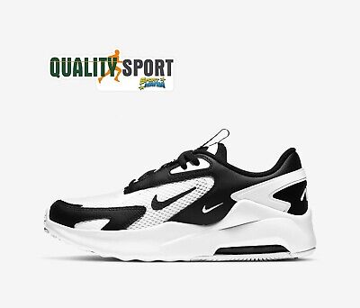 Nike Air Max Bolt Bianco Nero Scarpe Ragazzo Sportive Sneakers CW1626 102