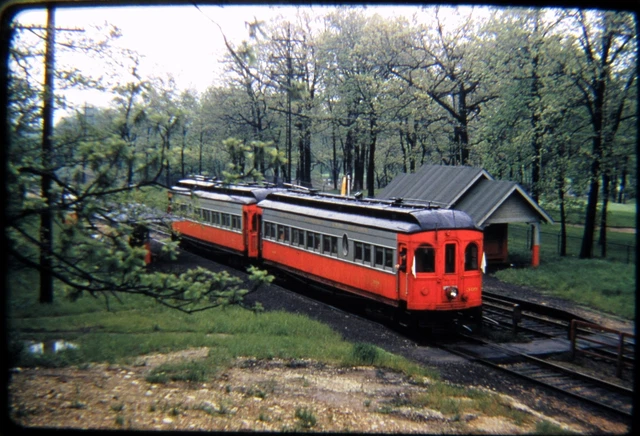 Duplicate Railroad Slide DSLD Chicago Aurora & Eastern CA&E 309-310  5/19/57
