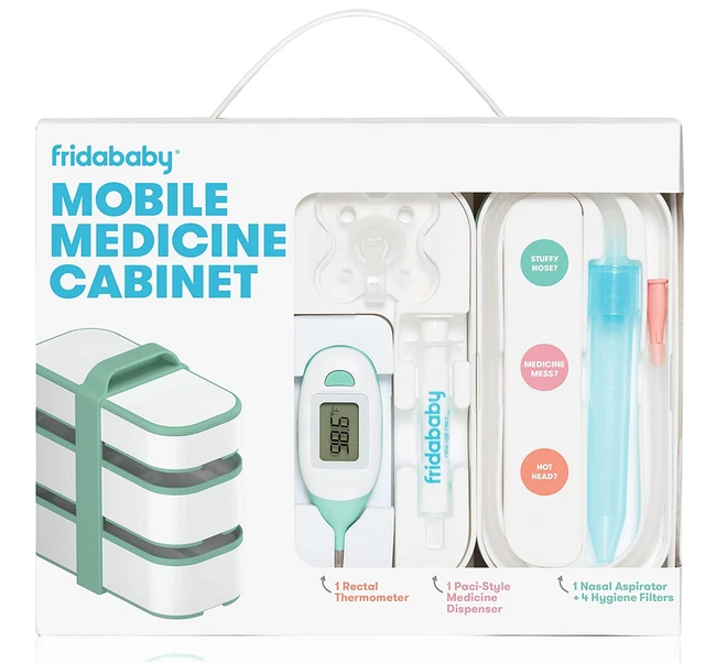 Frida Baby Mobile Medicine Cabinet Travel Kit Portable Storage System (Read)