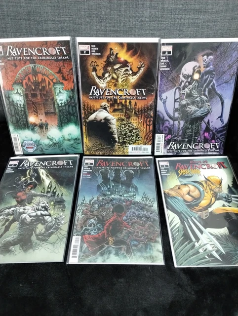 Ruins of Ravencroft #1-5 set w/ Sabretooth and  Dracula Comic Lot Set Marvel