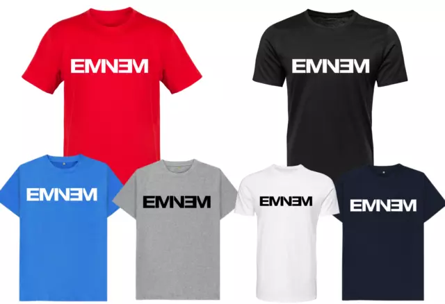 EMINEM Slim Shady T-Shirt Marshall Jefferson HIP HOP Rap Records Cotton Tee Top