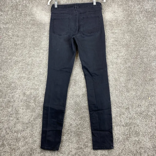 Bullhead Denim Co. High Rise Skinniest Jeans Women's Size 27 Long Black 5-Pocket 3
