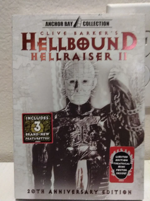 HELLBOUND HELLRAISER II 2008 20th Anniversary DVD Anchor Bay New Sealed ...