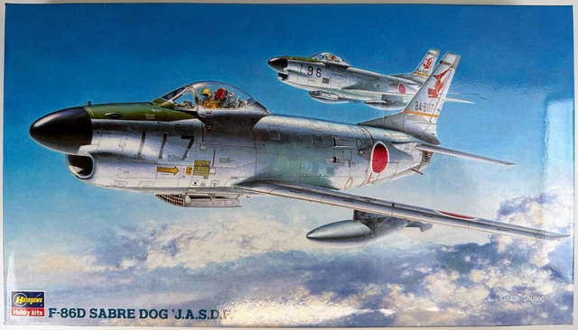 F-86D Sabre Dog JASDF Interceptor 1:72 Hasegawa 51404 BP4 Model Kit NEW Open Box
