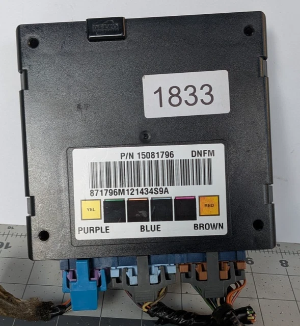2002 BLAZER S10 Jimmy S15 Body Control Module BCM 15081796 $26.67 ...