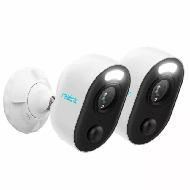 Reolink 2pcs 4MP HD Outdoor Security Camera with Spotlight Two-Way Talk Lumus