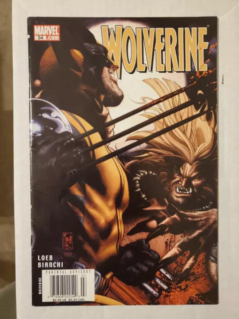 WOLVERINE #54 NEWSSTAND 1:50 Variant Low Print Rare 1st App Sabretooth 2007